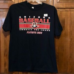 T-Shirt Arizona Diamondbacks AZ BB  “Embrace The Chaos” Playoffs 2023, LG, NWOT